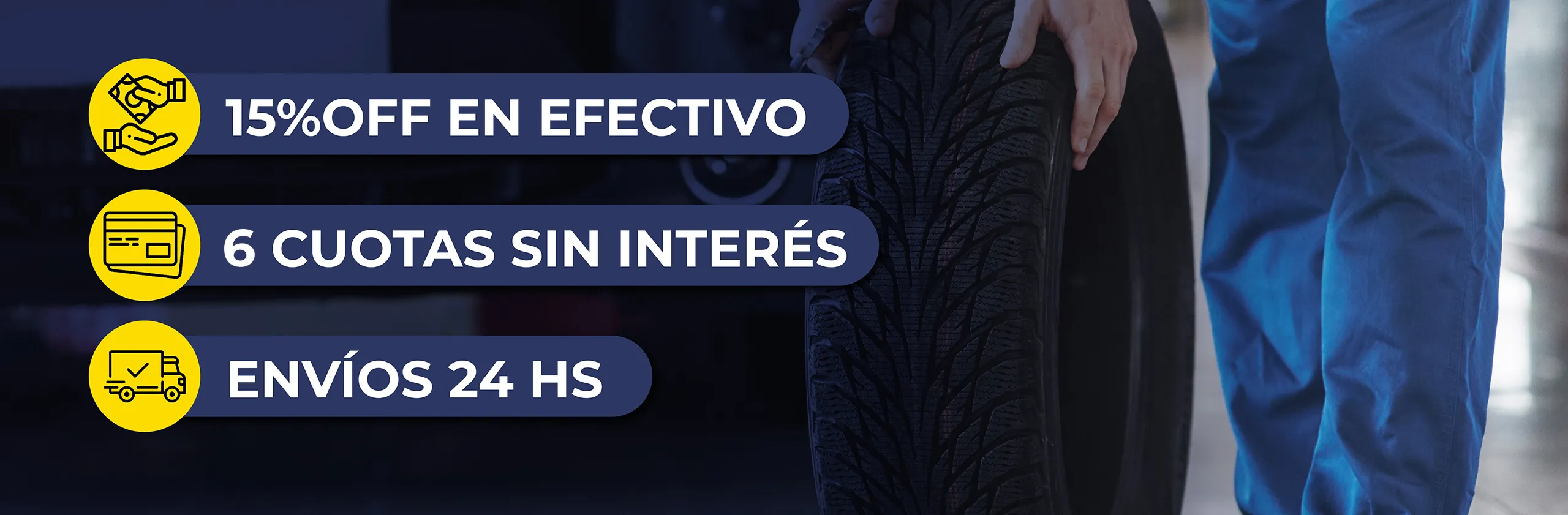 15% OFF+6cuotas